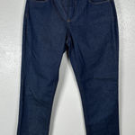 Mott & Bow Boyfriend Straight Jeans Womens Size 26x28 Dark Wash Classic Blue Photo 0