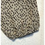 Urban Romantics Womens Long Sleeve Cheetah Print Blouse Size L Smocked Romantic Photo 14