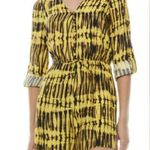 Alice + Olivia  Black and Gold Winnie Romper Size 10 Photo 1