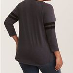 Torrid ✨ PIGMENT WASH KNIT FOOTBALL TEE✨ Photo 2