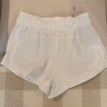 Lululemon White  Inner Glow 3" Shorts Photo 1