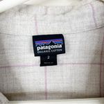 Patagonia Heywood Flannel Shirt Womens Size 2 Organic Cotton Casual Button Down Photo 3
