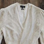 Retrofete Gabrielle Robe Dress in White Sequins Size XS Long Sleeve Blet Photo 3