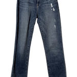 frame denim  Le High Straight Medium Wash Jeans Womens 24 Blue Denim Zip Fly Photo 0