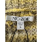 Nic+Zoe  Women's‎ Large L Sweater Knit Pullover Cowl Neck Yellow Brown Comfort Photo 6
