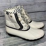 Sperry  Women's Saltwater BIONIC Duck Boots Off White 8.5 Photo 1