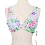 Becca  Swimwear. Reversible Everglade Banded Bikini Top. Photo 0