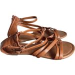 New Luffymomo Women's Gladiator Sandals Flat Fisherman Thong Strappy Sandals 10 Brown Photo 4