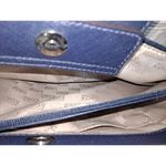 Michael Kors  Satchel Top Handle Handbag Navy Blue Designer‎ Purse Photo 6