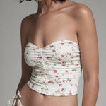 New! Beth Richards GIA top‎ floral print, size M Red Size M Photo 0