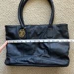 A.P.C. Vintage Black Shoulder Bag Genuine Leather Handbag Pockets Like New Photo 3