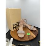 Womens Madden NYC Size 7 Block Heel City Sandal Shoes NWT Pink Photo 9
