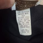 Vintage Button Front Dress Womens Double Breasted Black Classic Shoulder Pads Size 12 Photo 8