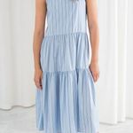 & Other Stories New without tags & Other Stories Gathered Pleated Midi Dress Photo 1