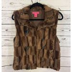 Betsey Johnson  Faux Fur Vest Size Medium Photo 0