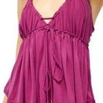 Free People NEW  Sundrop Tank in Magenta Photo 0