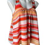 Anthropologie Meadow Rue Merlin Open Back Neon Striped Tank Sz S Photo 6