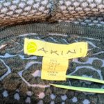 Akini Hooded Sweatshirt Womens S Stretch Knit Textured Tribal Pattern Long Slve Photo 4