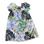 Vintage Y Not Hawaii Women’s Hibiscus Monstera Floral Mu’umu’us Dress Size XL Photo 2