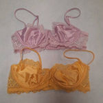 Anthropologie 2 Out From Under size 34B Satin & Lace Bra Photo 0