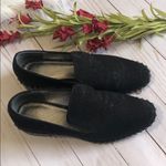 Adrianna Papell  black shiny studded shoes 5.5 EUC Photo 1