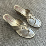 Lilly Pulitzer Heels Gold wedge Photo 0