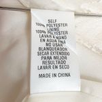 Storia  Embroidered Lace Babydoll Dress Puff Sleeve Mini Ivory Cream Size Medium Photo 10