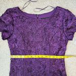Alex Evenings  Evelyn Rosette‎ Lace Gown Eggplant Purple 8 Photo 8