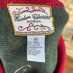 heirloom collectibles Women's Vintage Green Christmas Cardigan Sweater Size 1X Photo 8