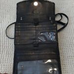 Brighton  Black Brown Croc Leather Crossbody Bag #3138 Photo 4