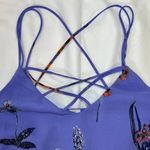 Japna  | Periwinkle Floral Spaghetti Strap Tank | Small Photo 2