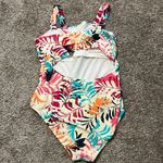 Eddie Bauer Women’s Tropical Leaf One Piece Swimsuit XL Photo 7
