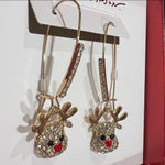 Betsey Johnson | Festive Christmas Reindeer Earrings π Photo 5