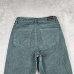 American Eagle Corduroy Green Mom Straight Jean Pants Size 4 Photo 10