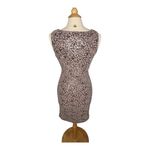 Calvin Klein Calvin‎ Klein Sequin Rose Pattern Lace Sleeveless Sheath Dress Women Size 8 Photo 6