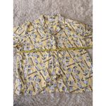 Cabernet Sleepwear Women's Pajama Set Yellow Toothpaste Print Top Pants 3X Photo 4