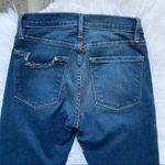 frame denim Le Skinny De Jeanne Frayed Triangle-Hem Jeans Size 25 Photo 7