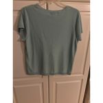 Requirements  Women's Blue Short Sleeve Embellished Sweater Top XL Photo 3