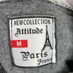 NEW collection attitude graphic hooded sweatshirt Size M Photo 4