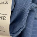 Billabong Blue & White Striped Long Sleeve Button Down Women's Shirt Size Small Photo 14