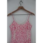 Sky to Moon Pink Floral Lace Trim Cami Dress Size L Size L Photo 3