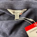 Wildfox New  “SOCIAL” Blue Statement Crewneck Sweatshirt in size XS Photo 9