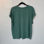 Jessica Simpson  Forest Green V-Neck Tee Photo 1