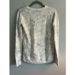 Athleta  Boaster Luxe Printed Sweatshirt in Chakra Floral Bluff Grey Size XXS Photo 6
