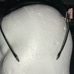 Juicy Couture Pam Gela Leather Headband Black One Size New With Tags Photo 5