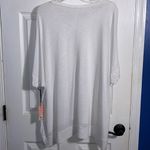 Juicy Couture  Sequin Short Sleeve Tunic Top, White, XL NWT Photo 1