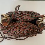 Anthropologie Vintage Woven Leather Crossbody Bag in Multicolor Photo 2