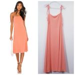 Privacy Please Revolve  Peach Sleeveless Ribbed Midi Dress Photo 1