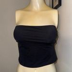 Alloy Seamless Size Medium Black Top Bandeau Stretchable Nylon & Spandex Photo 0