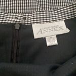 Vintage 90s Casual Corner Annex gingham black white pencil skirt, size 12 Photo 4